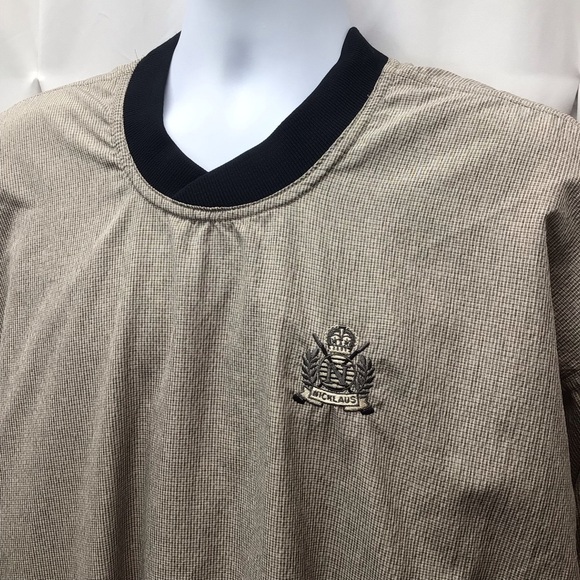 Jack Nicklaus Mens Crossover V-Neck Wind Shirt - Picture 5 of 7